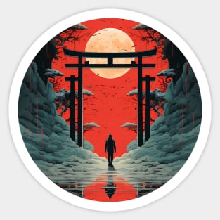 Torii gate Sticker